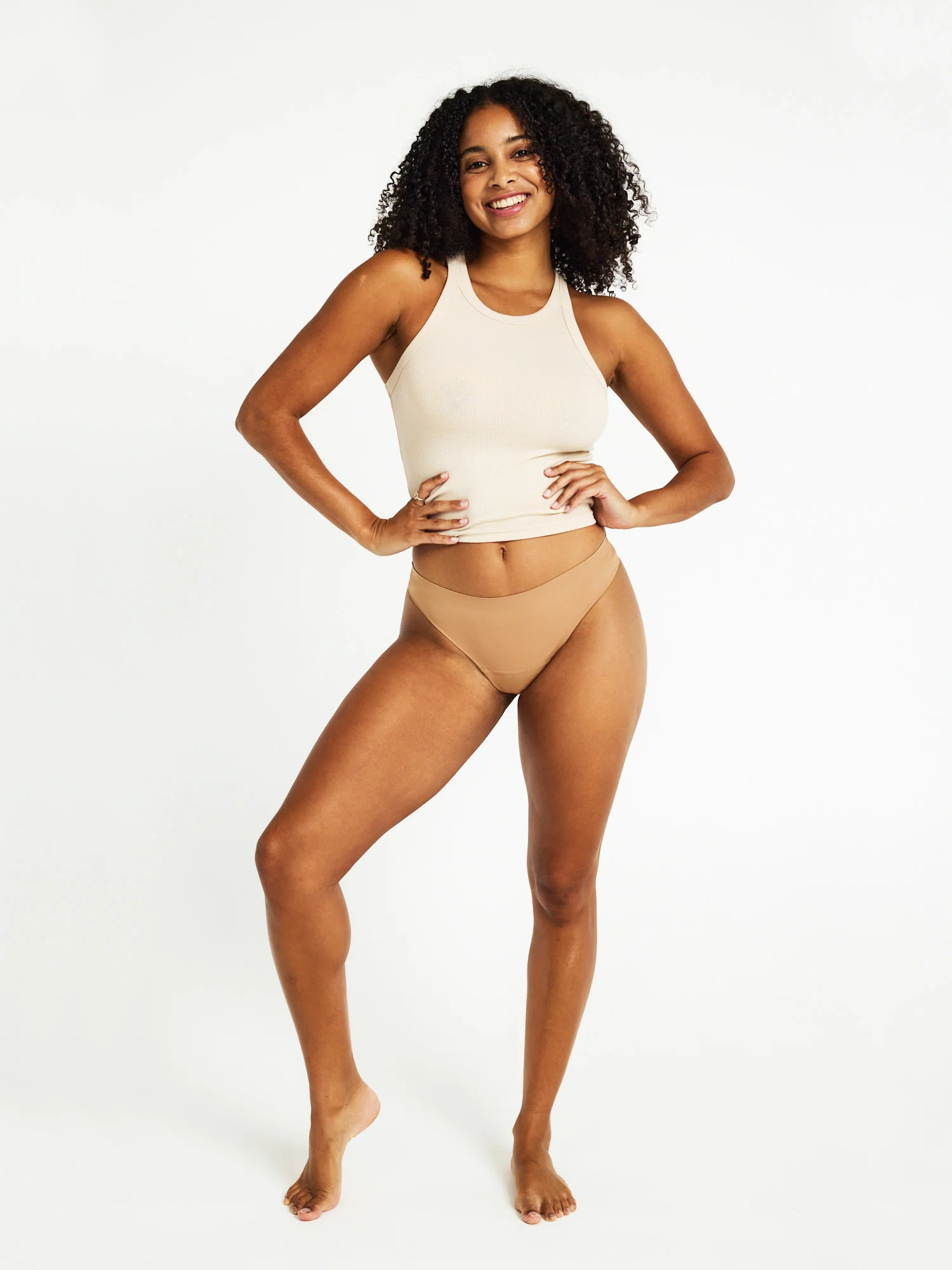 Au Naturel Seamfree Thong Light Tawny