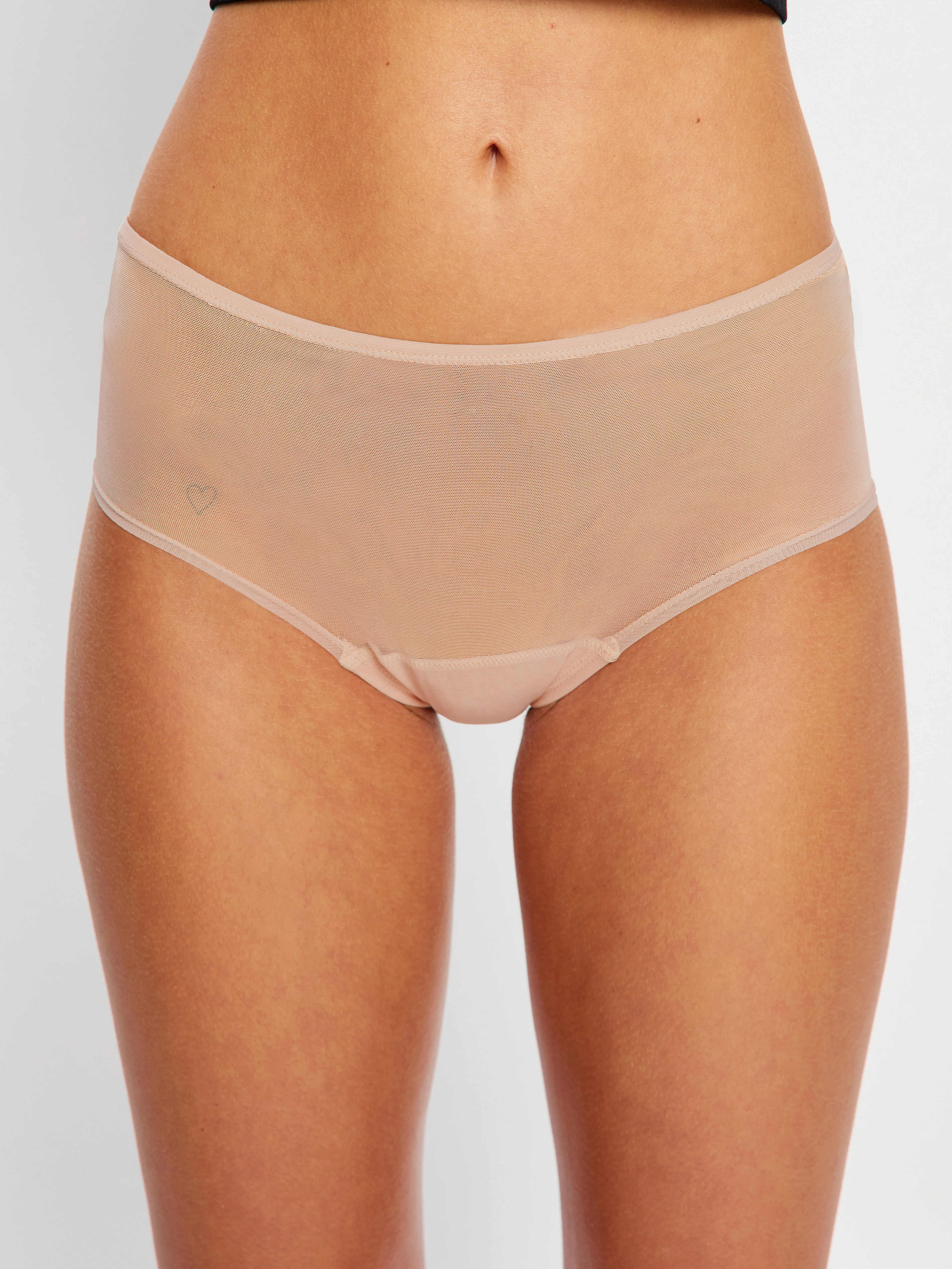 Barely There Hi Waist Brief Moisture Wicking Porcelean - Image 3