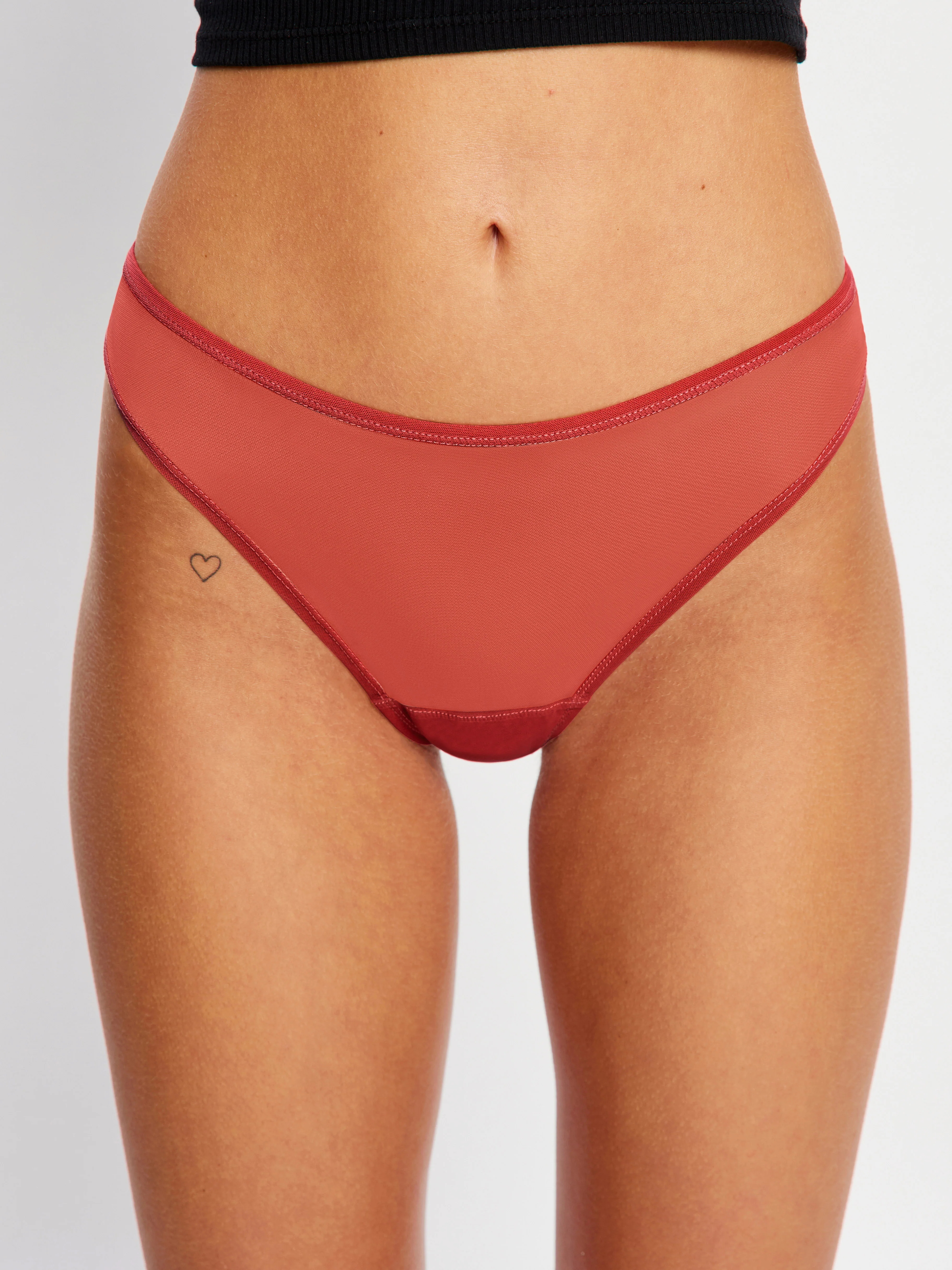 Barely There Thong Moisture Wicking Baked Apple Pink - Image 6