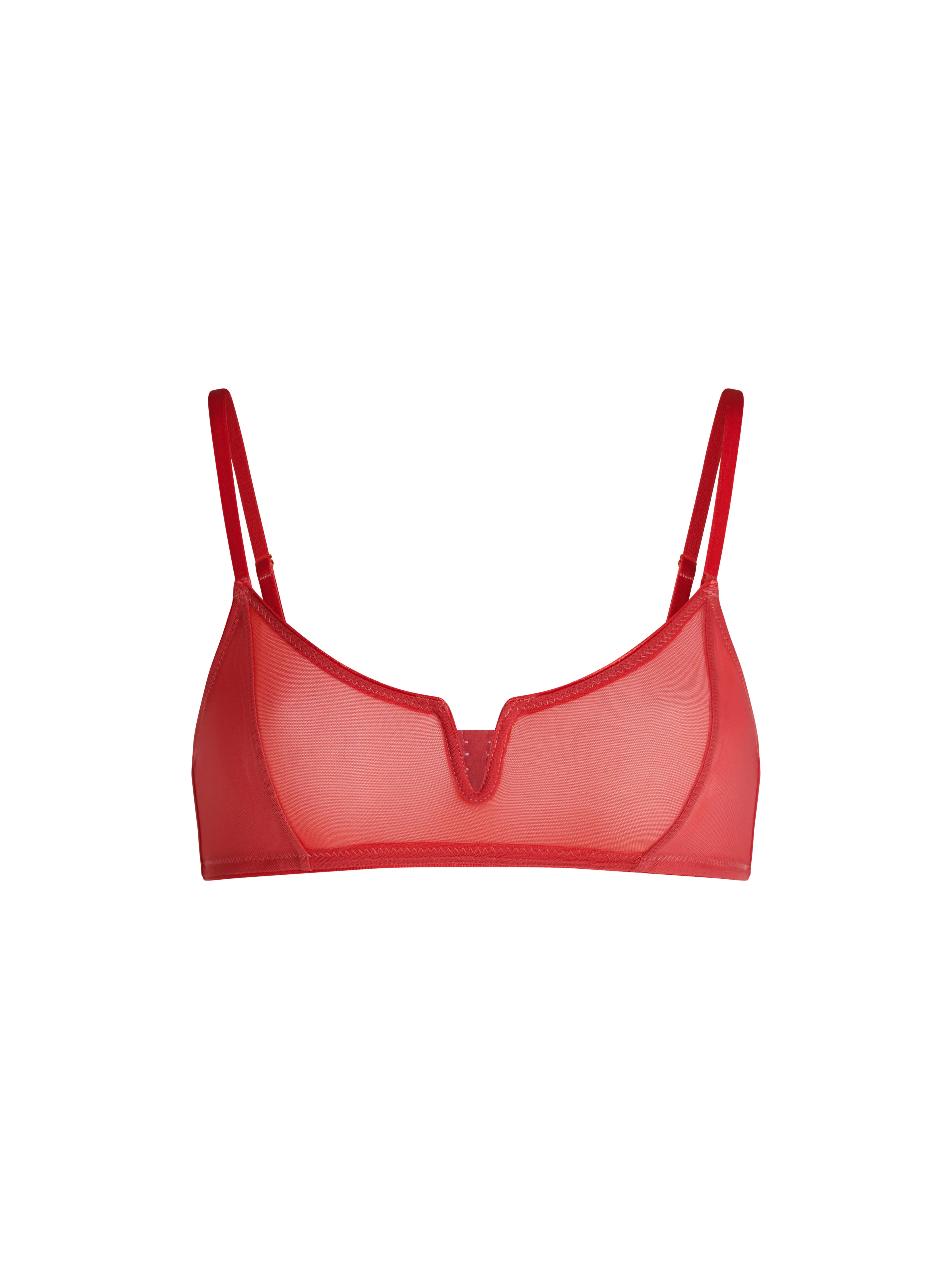 Barely There V Wire Bralette Baked Apple Pink - Image 7
