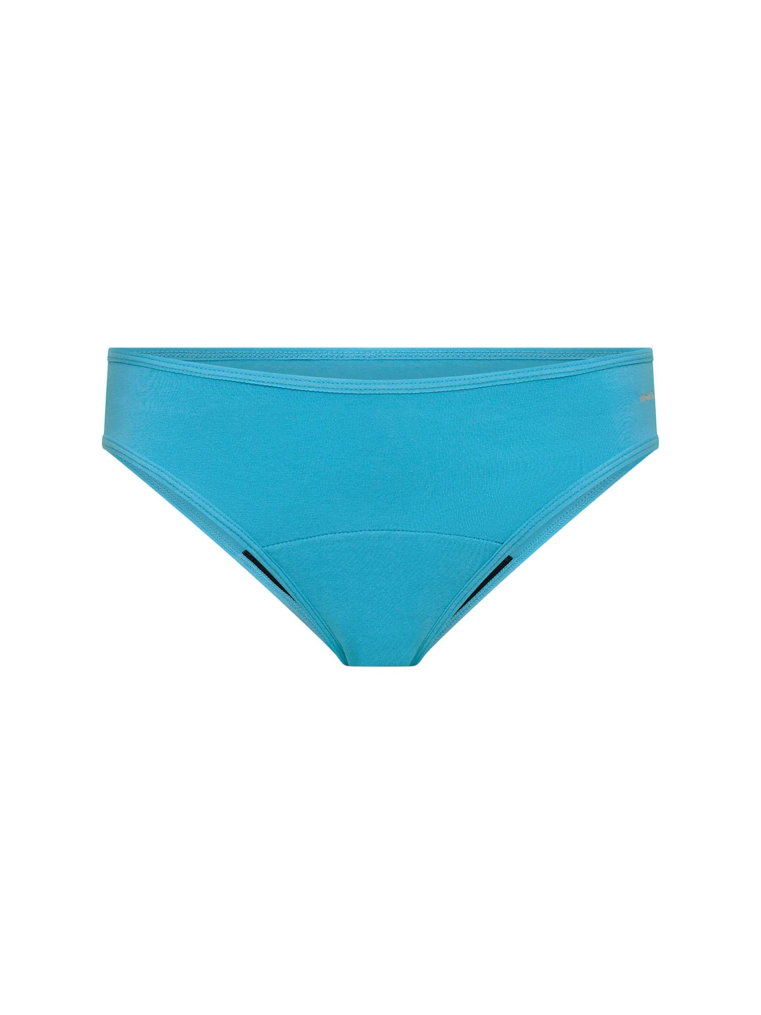 Basic Mid-Rise Bikini Moderate Cerulean Blue - Image 5