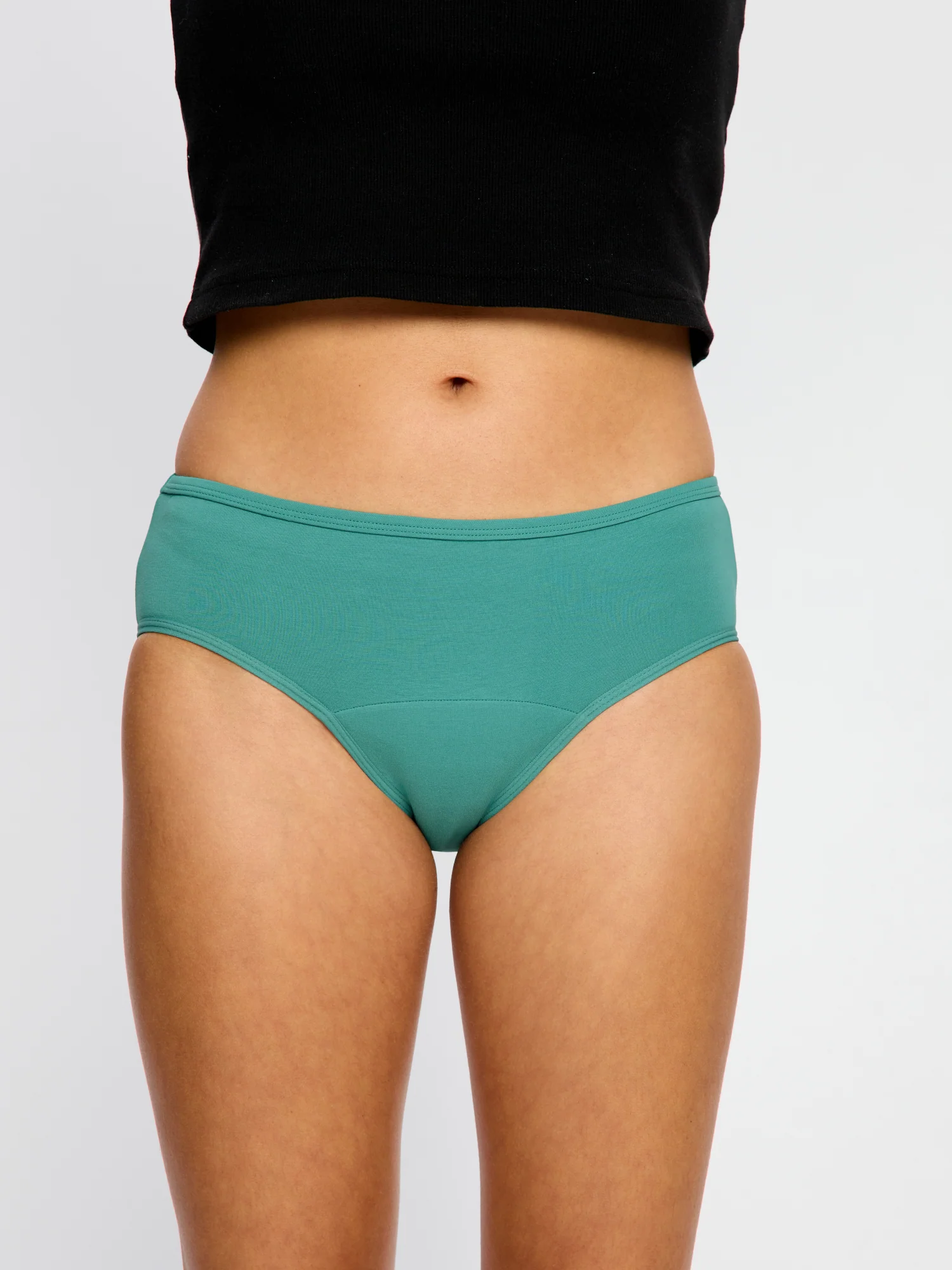 Basic Mid-Rise Brief Moderate Teal Green - Image 4