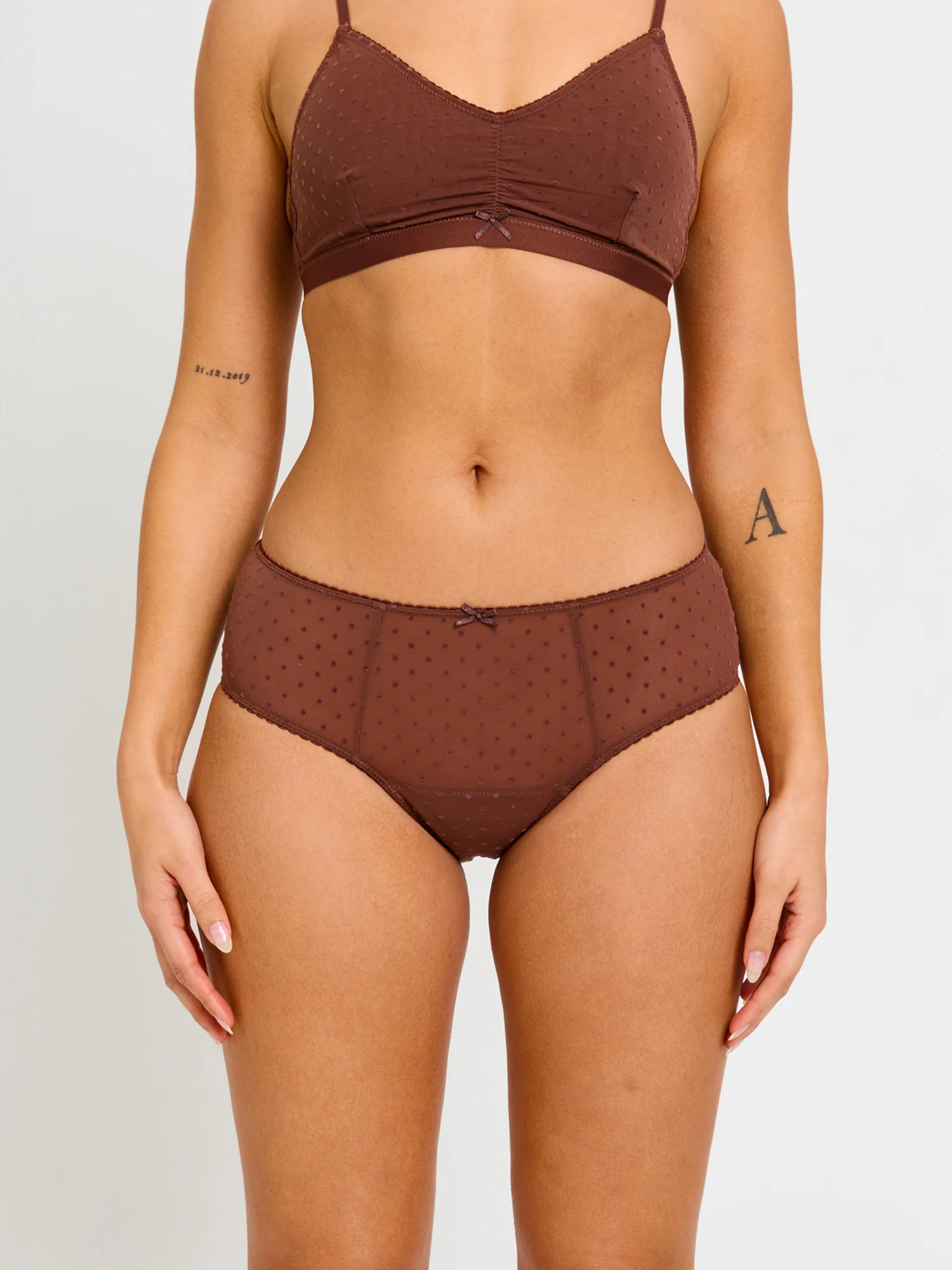 Boudoir Hi Waist Brief Moderate Espresso - Image 2