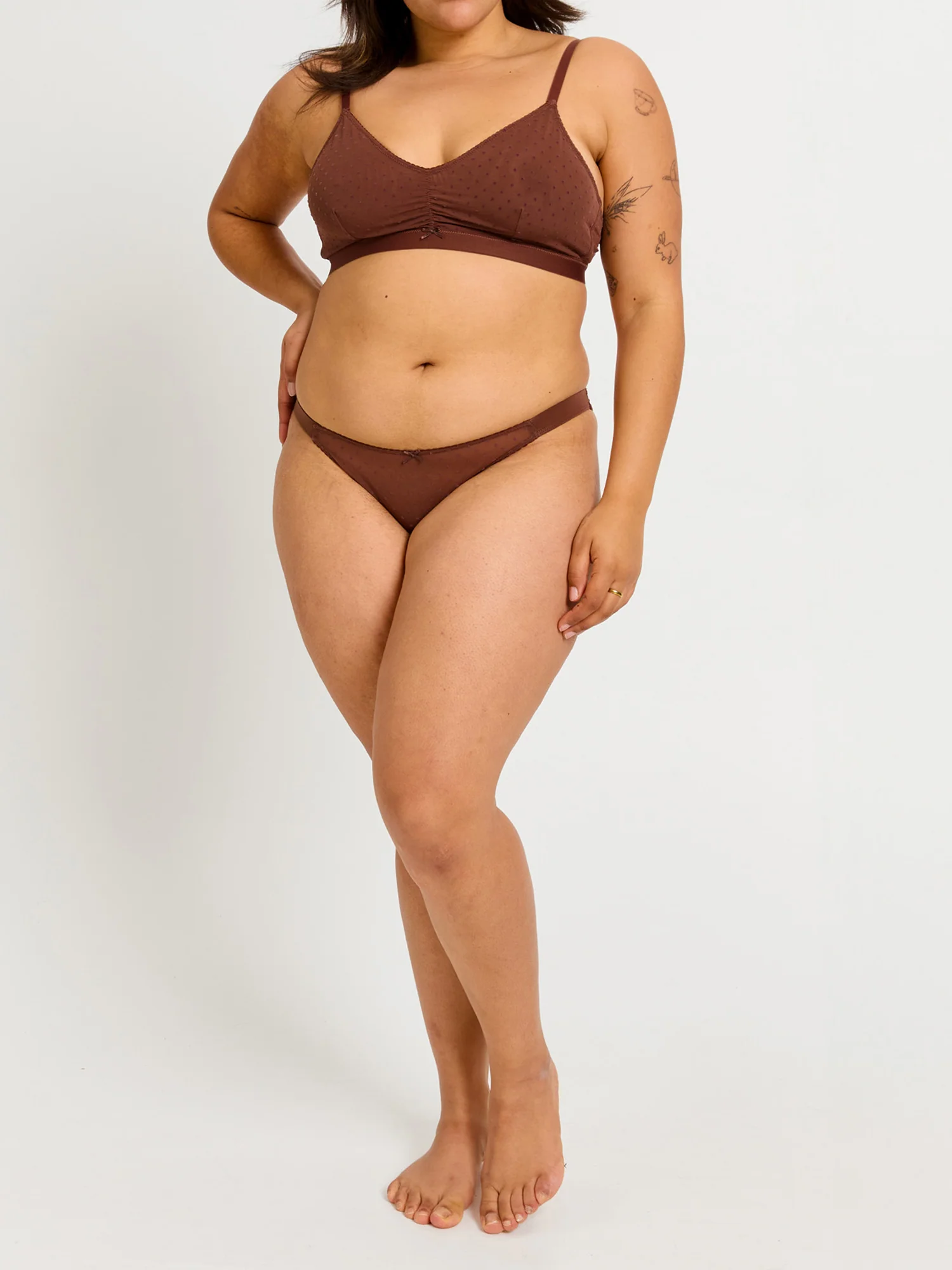 Boudoir Tanga Brief Light Espresso - Image 5
