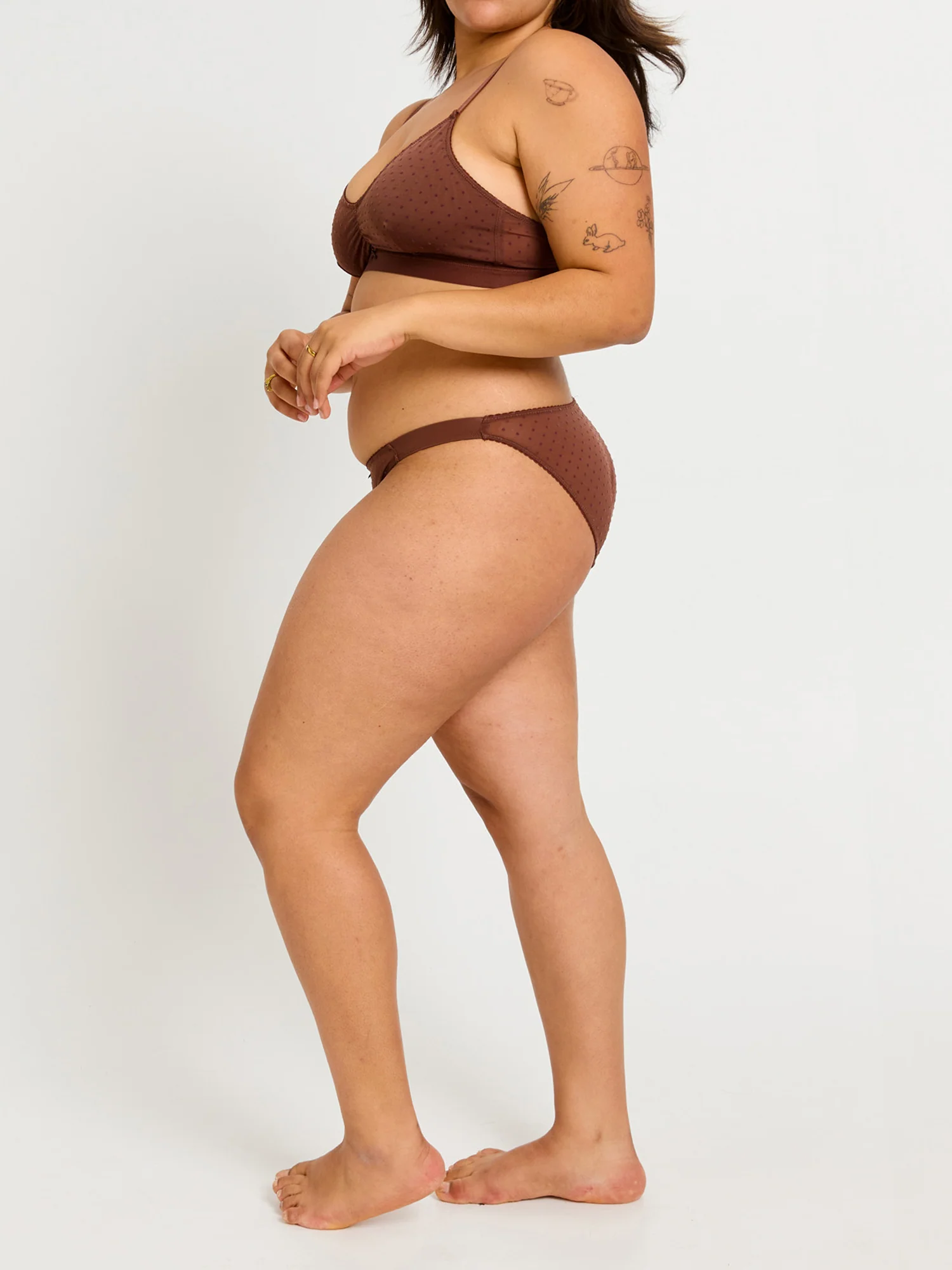 Boudoir Tanga Brief Light Espresso - Image 6