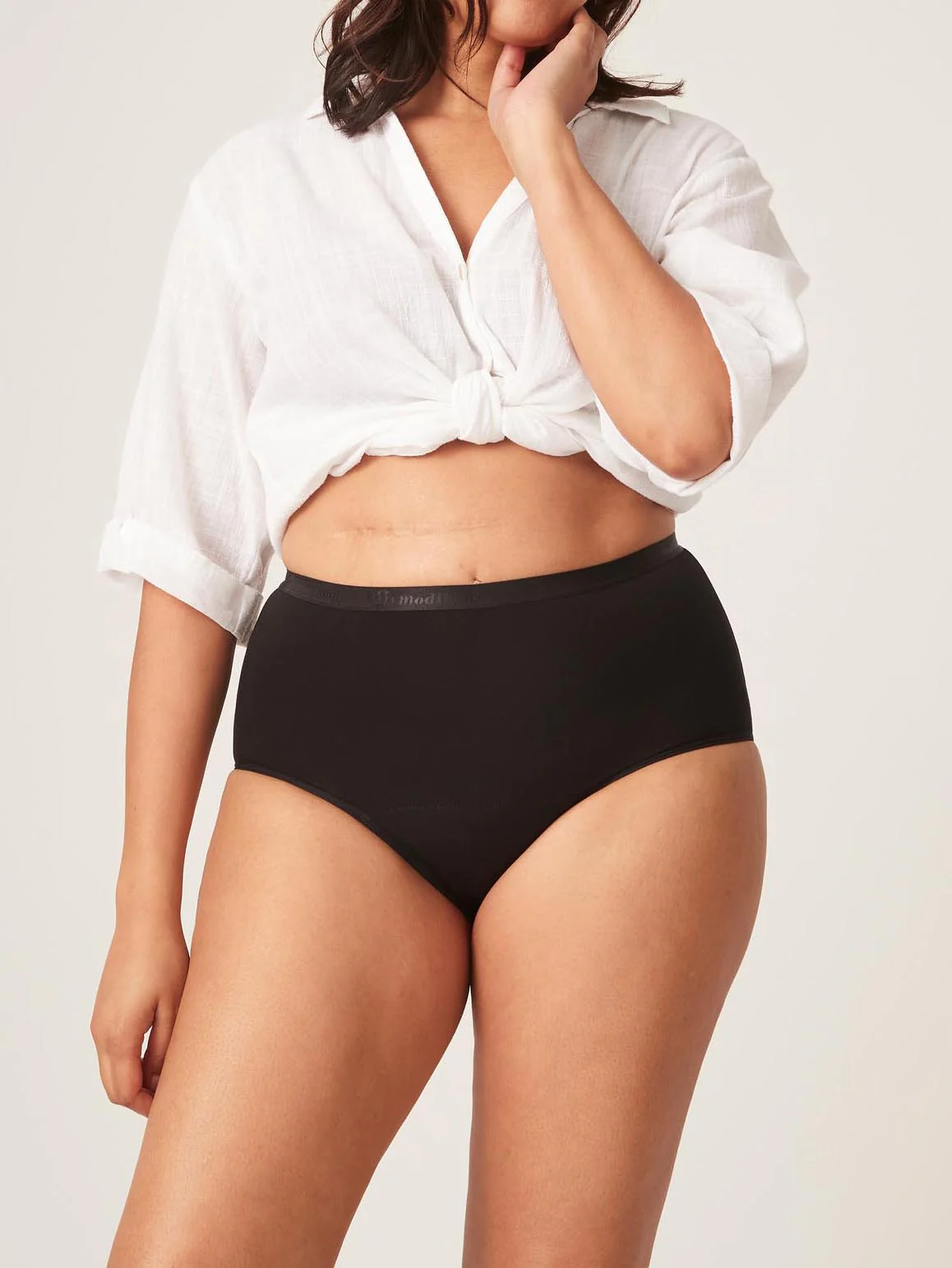 Classic Full Brief Heavy-Overnight Black - Image 3