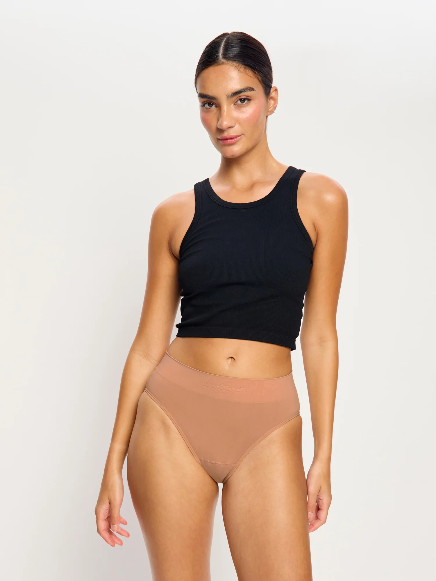 ModiComfort Seamless Cheeky Brief Light Italian Clay - Image 5