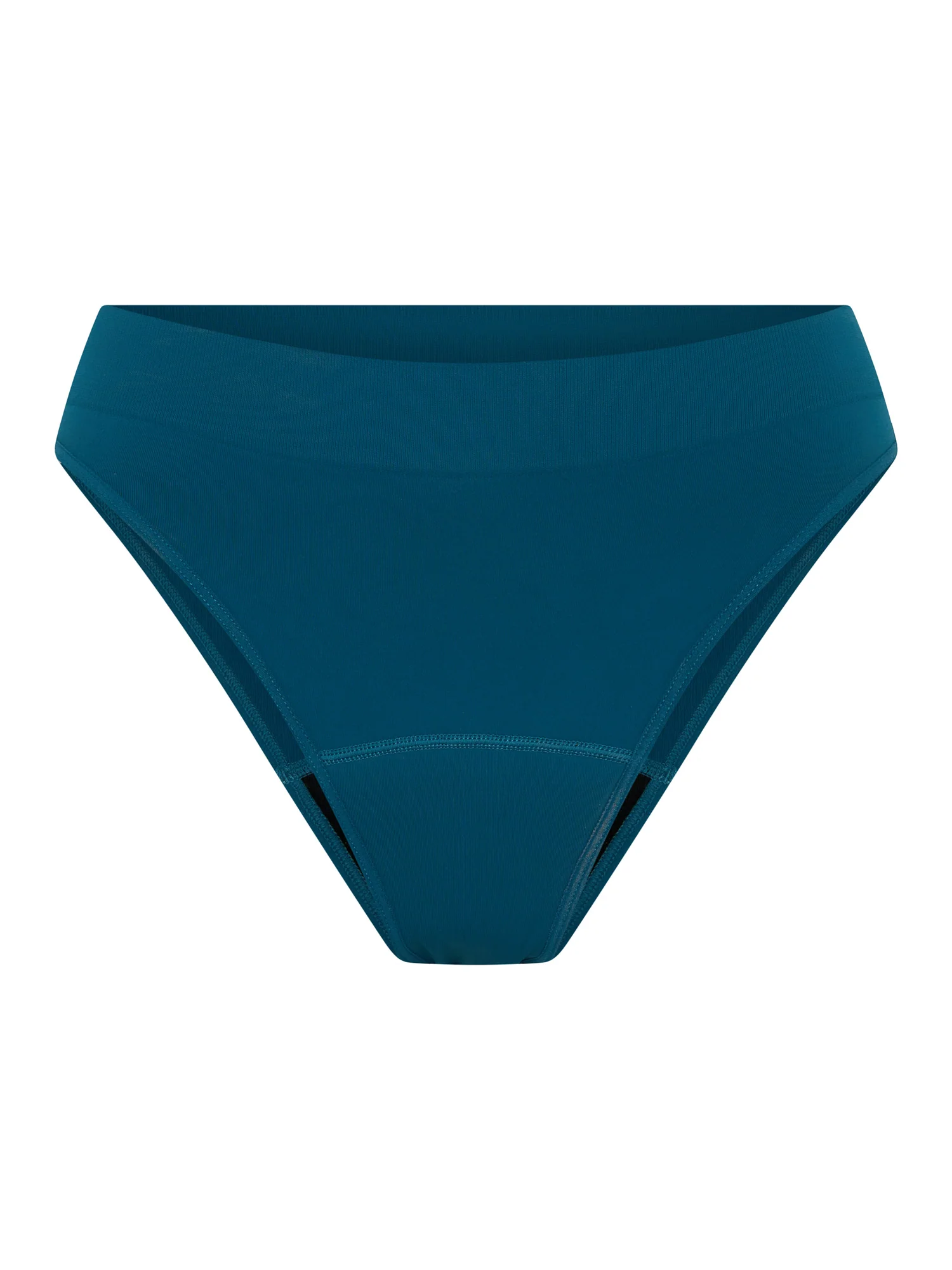 Modicomfort Seamless Hi Waist Cheeky Moderate Teale Blue - Image 13