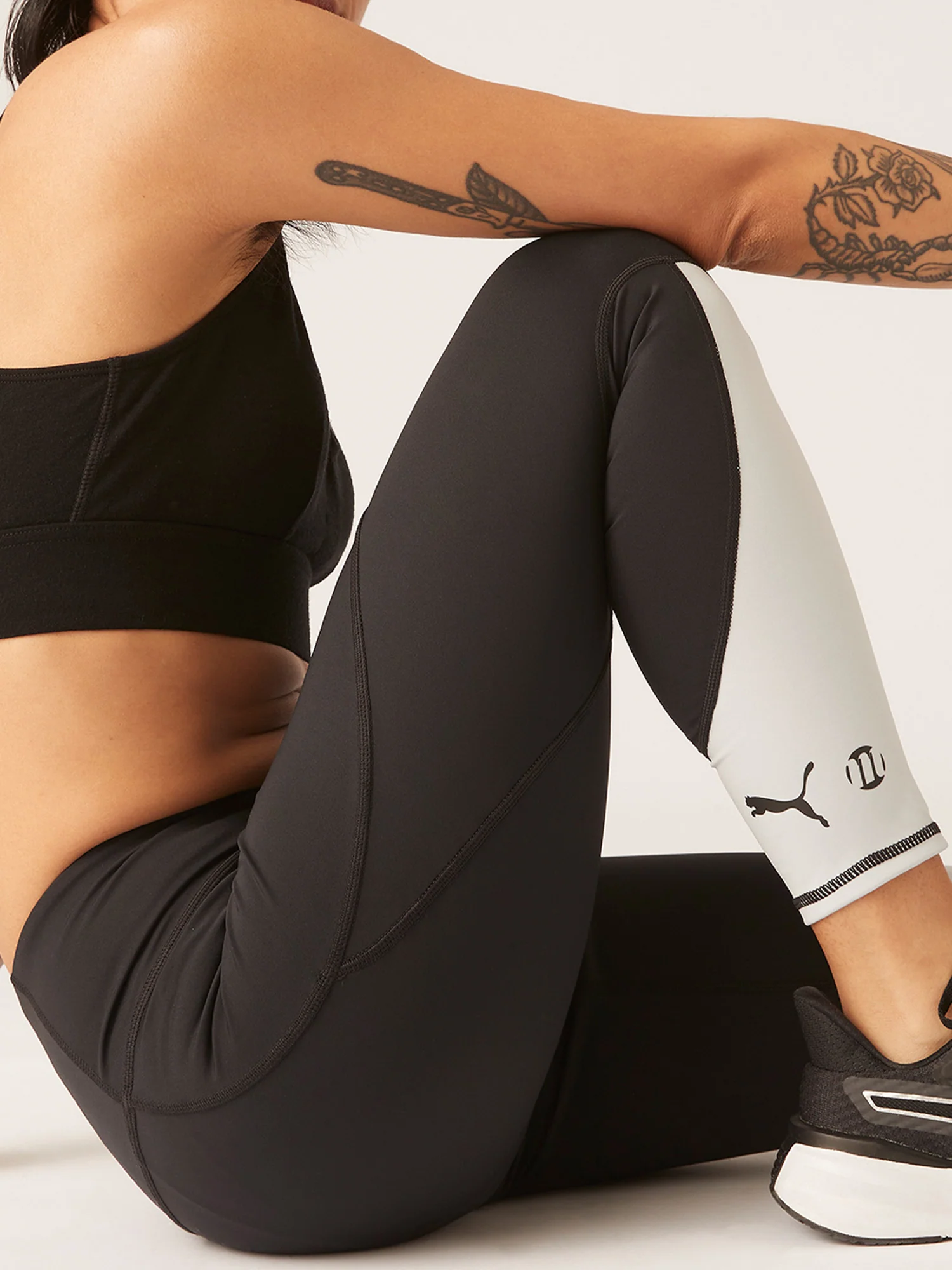 Puma X Modibodi 7/8 Active Legging Moderate Black/Grey - Image 7