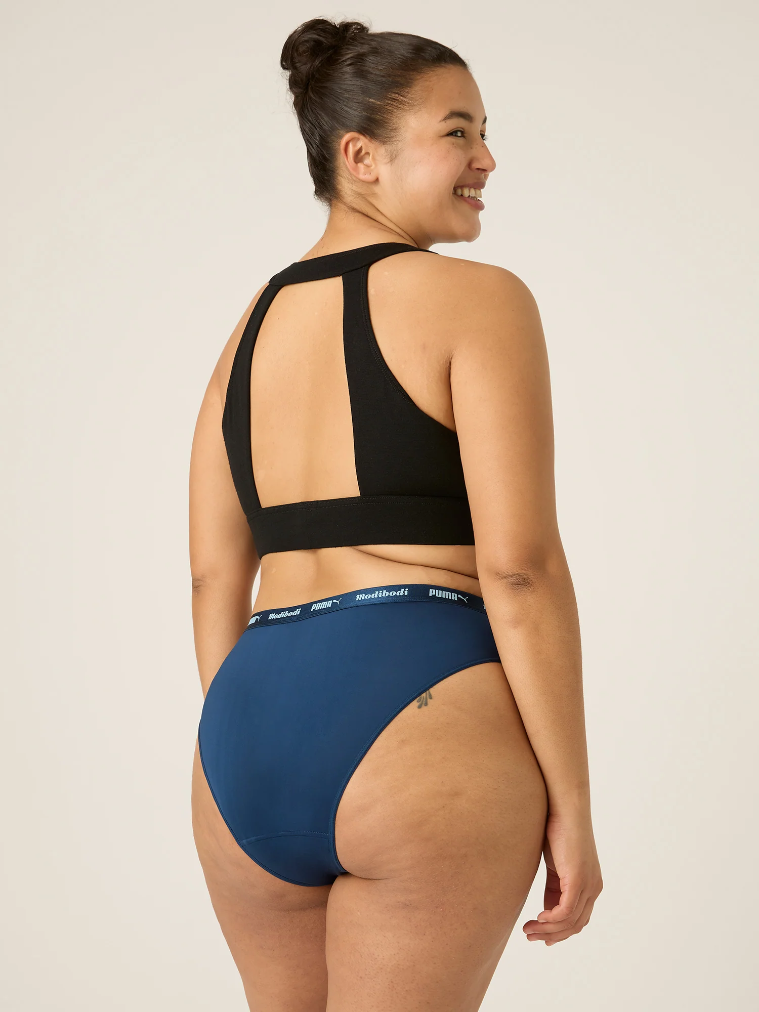 Puma X Modibodi Active Cheeky Brief Light Persian Blue - Image 4