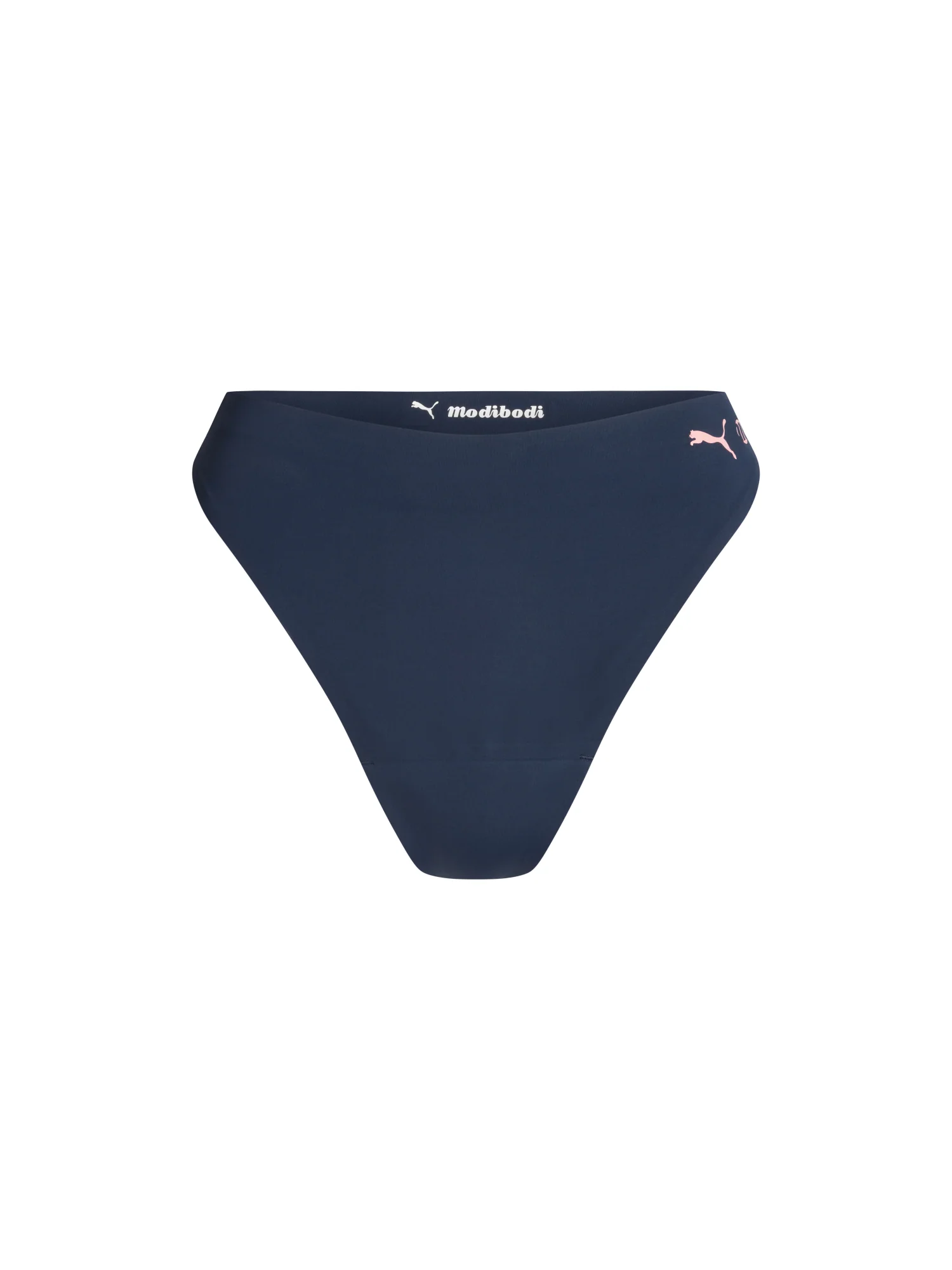 Puma X Modibodi Seamfree Active Hi Waist Thong Light Midnight 3 Pack - Image 7