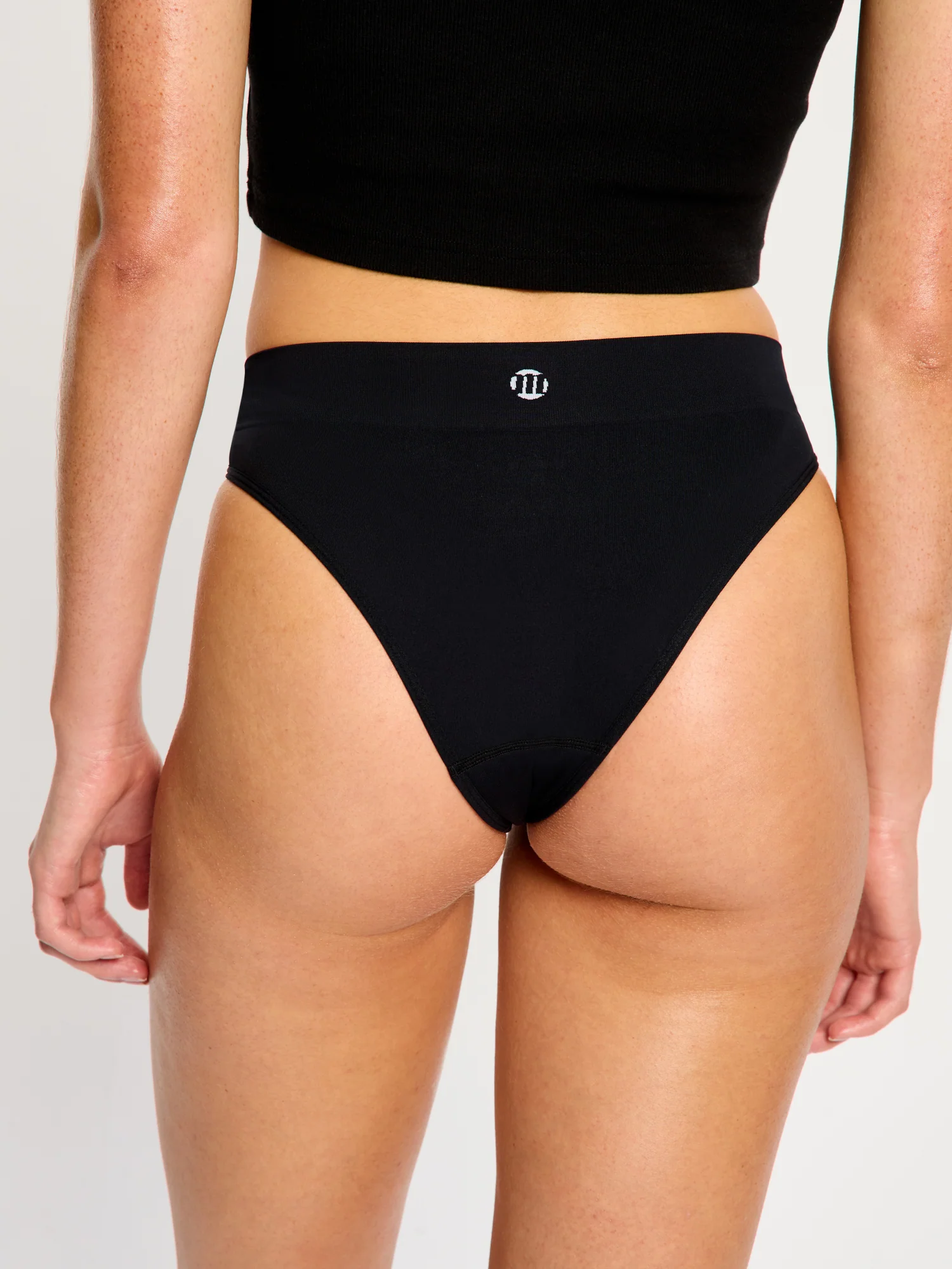 Seamfree Hi Waist Cheeky Moderate Black - Image 6