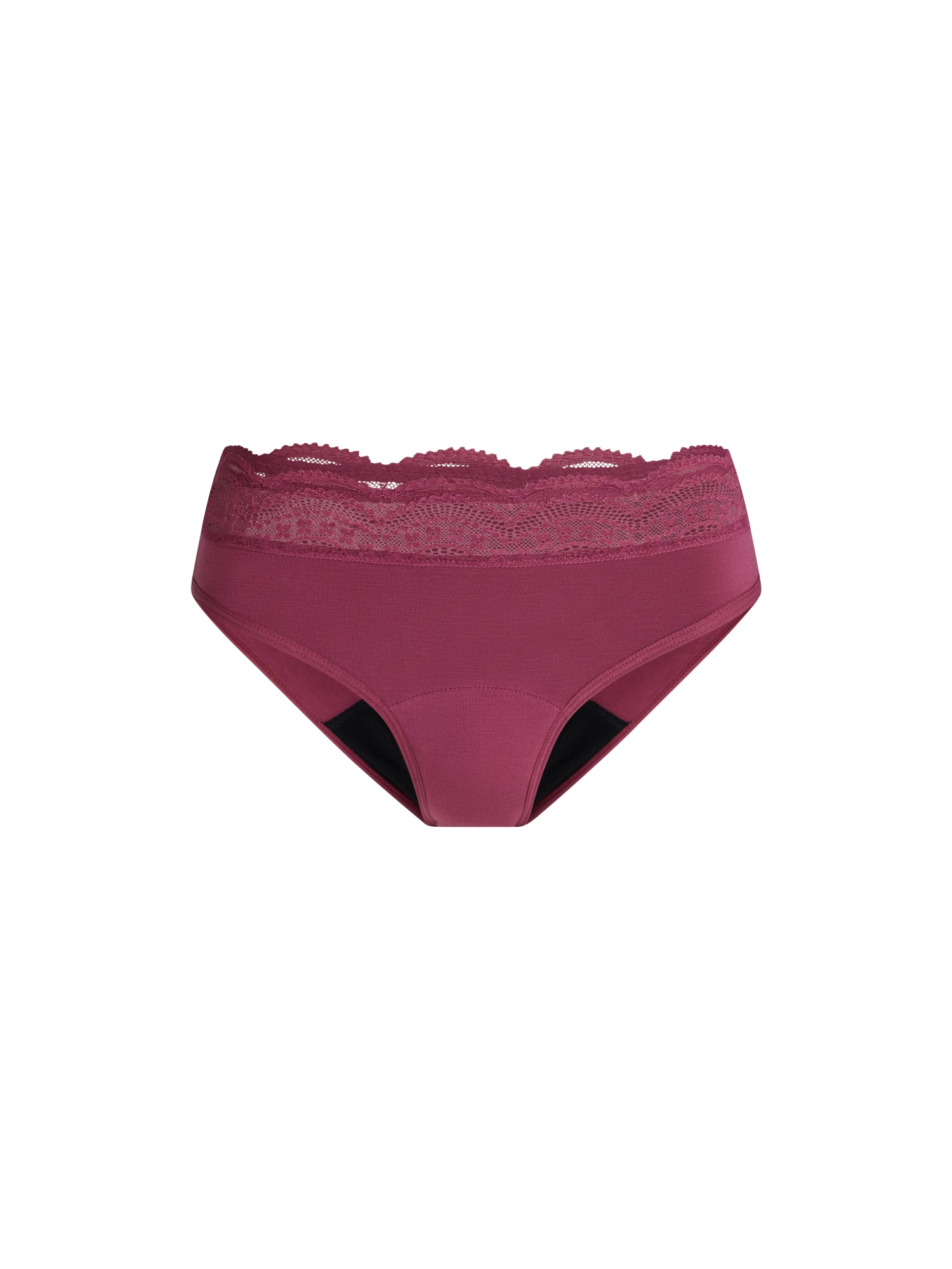 Sensual Hi Waist Bikini Moderate Plum Purple - Image 7