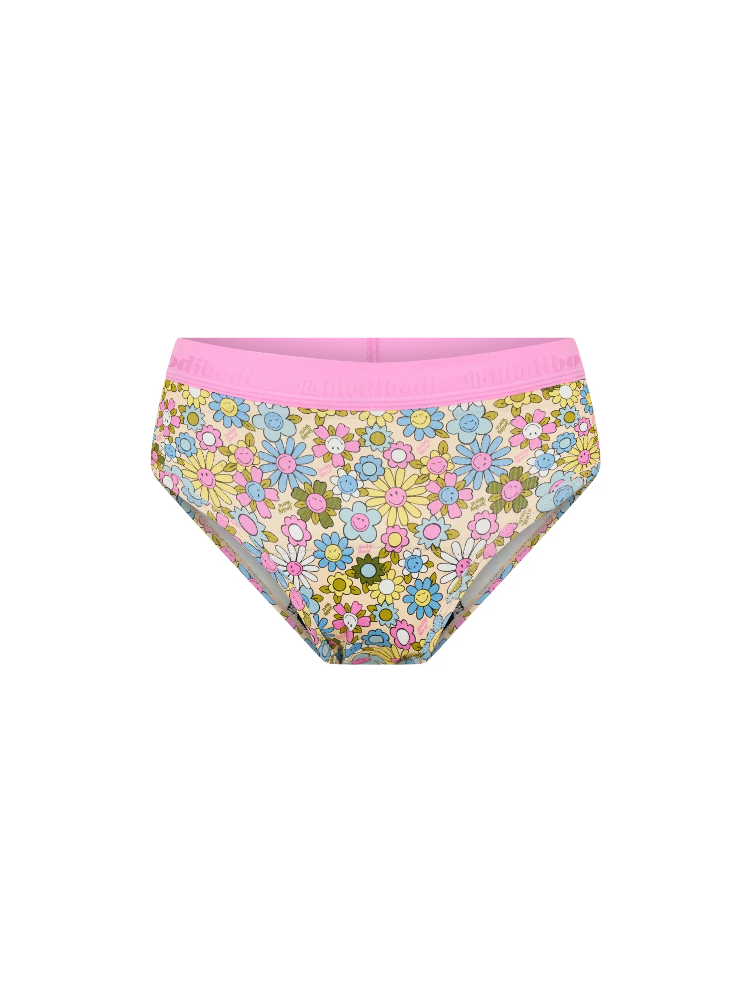 SmileyWorld® | Modibodi Teen Hipster Boyleg Moderate Bubbly Blossom Pink - Image 8