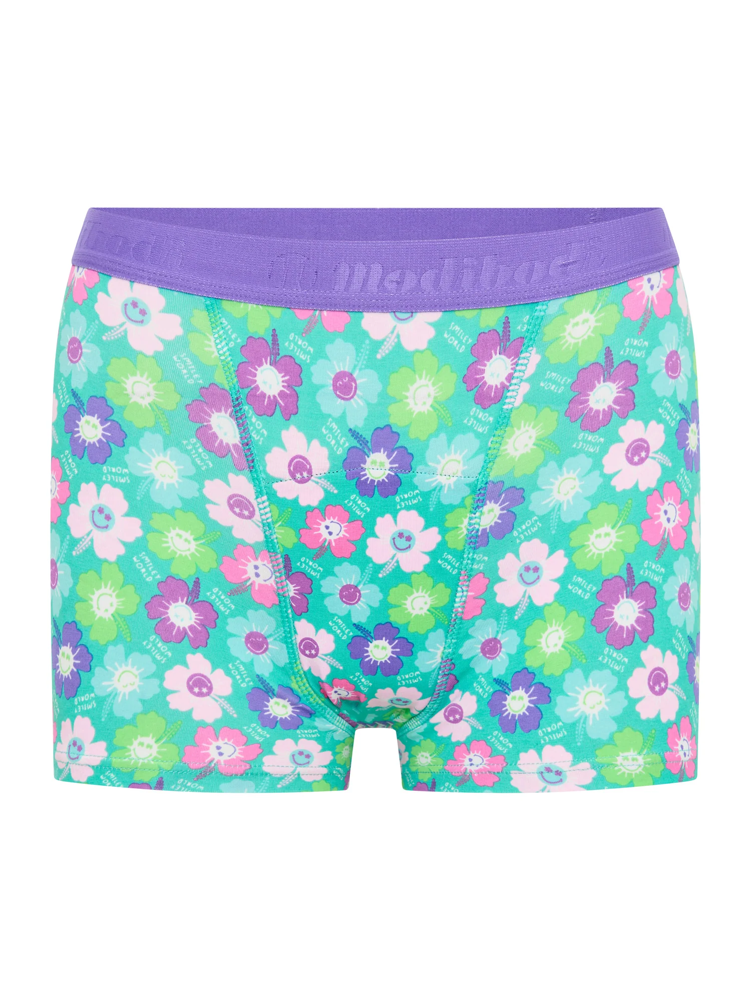 SmileyWorld® | Modibodi Teen Hipster Boyshort Moderate Playful Petal Green - Image 6