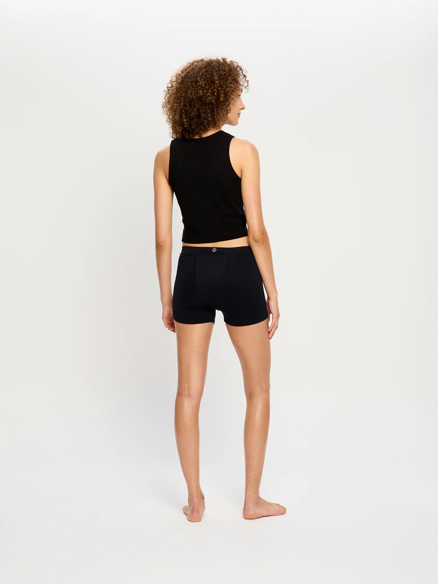 Soft Stretch Seamless Boyshort 2 Pack Super Black - Image 6