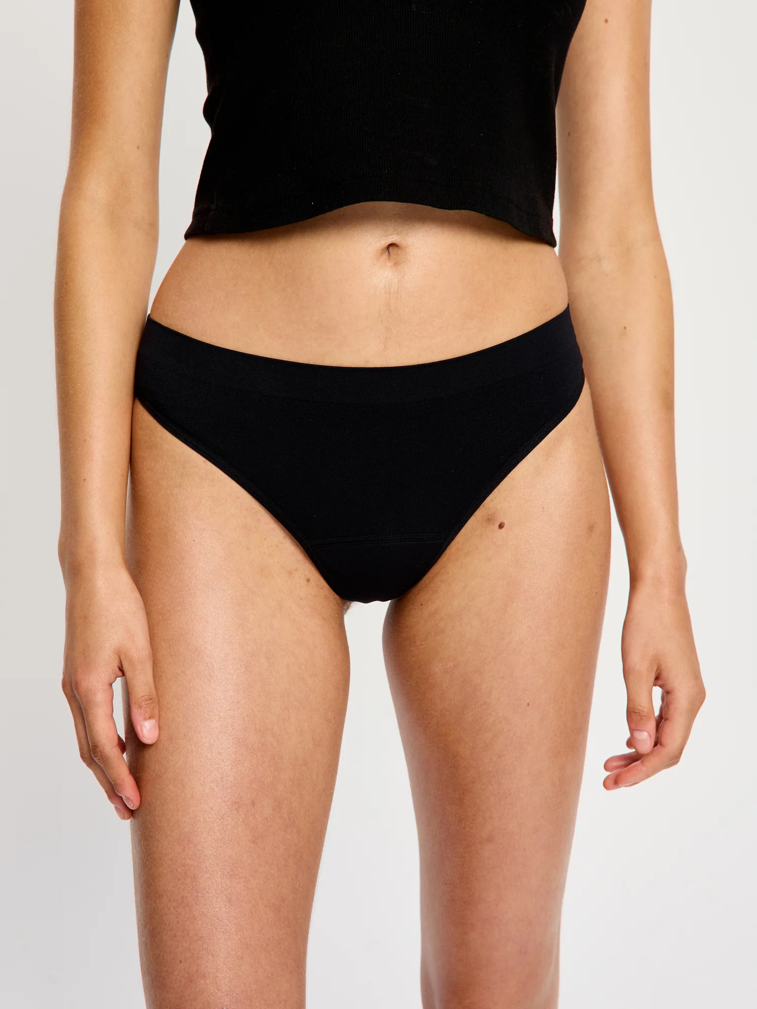 Soft Stretch Seamless Thong 2 Pack Light Black - Image 6