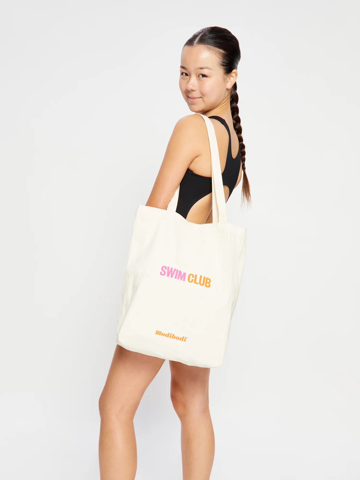 Swim Club Tote Bag Natural - Image 2