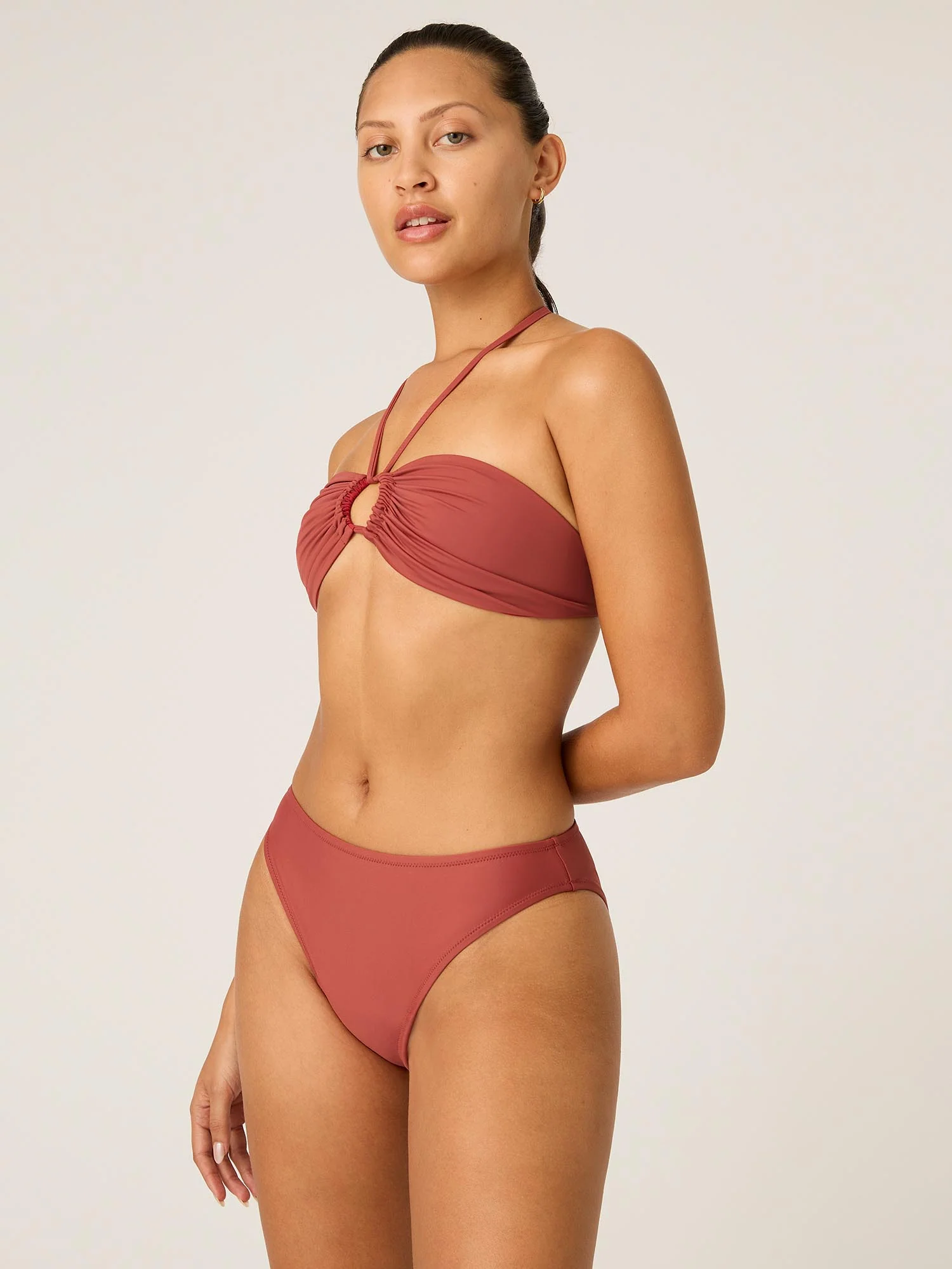 Swimwear Hi-Leg Cheeky Bottom Super Sahara Red