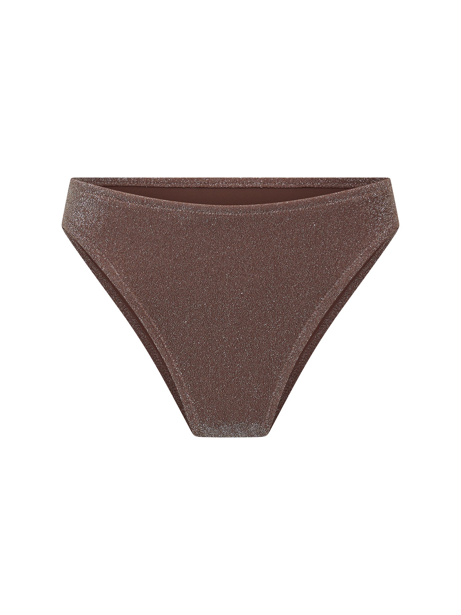 Swimwear Shimmer Hi-Leg Cheeky Bottom Super Espresso - Image 5