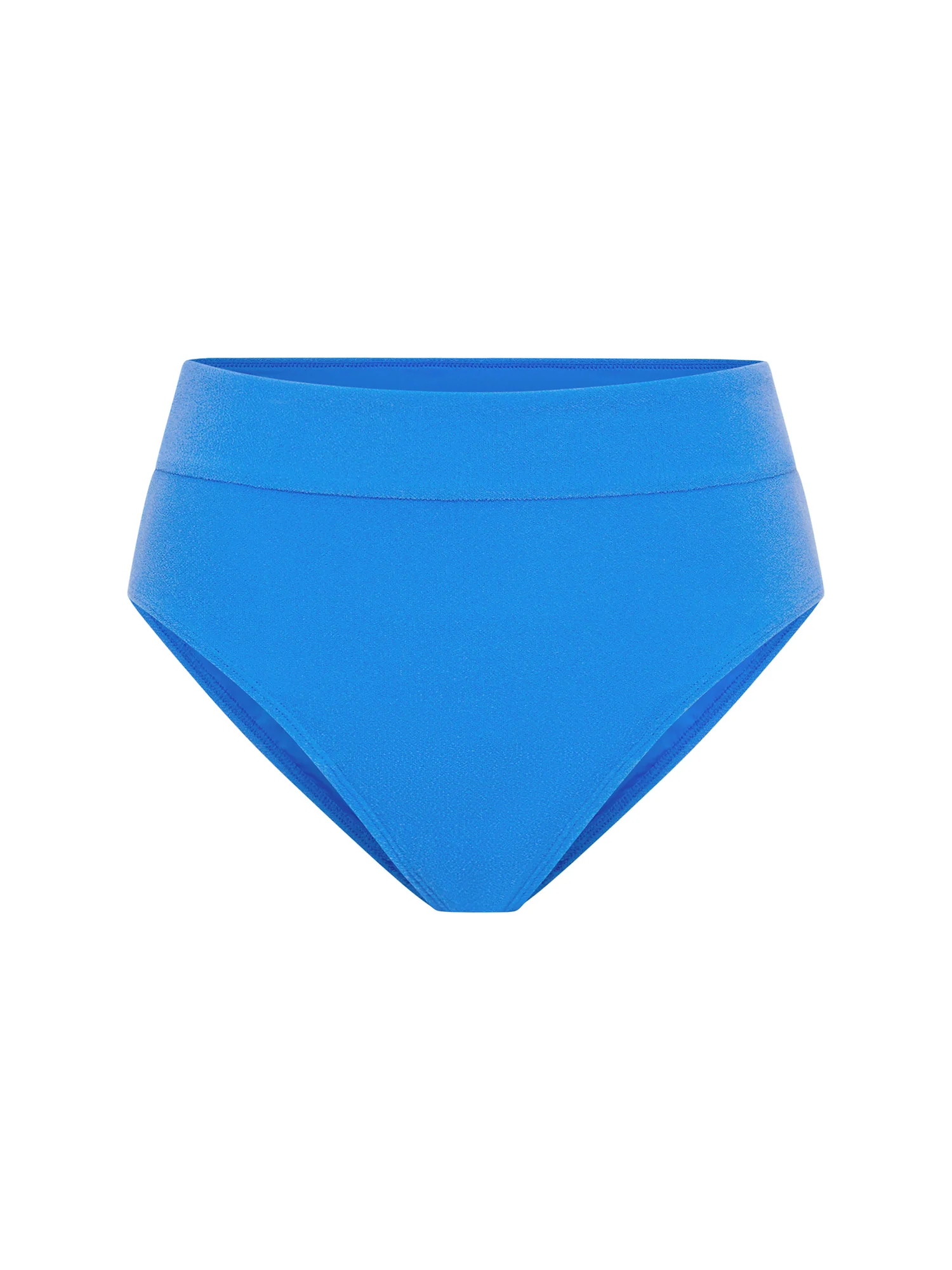 Swimwear Soft Stretch Hi Waist Cheeky Brief Light Ultramarine Blue - Image 8