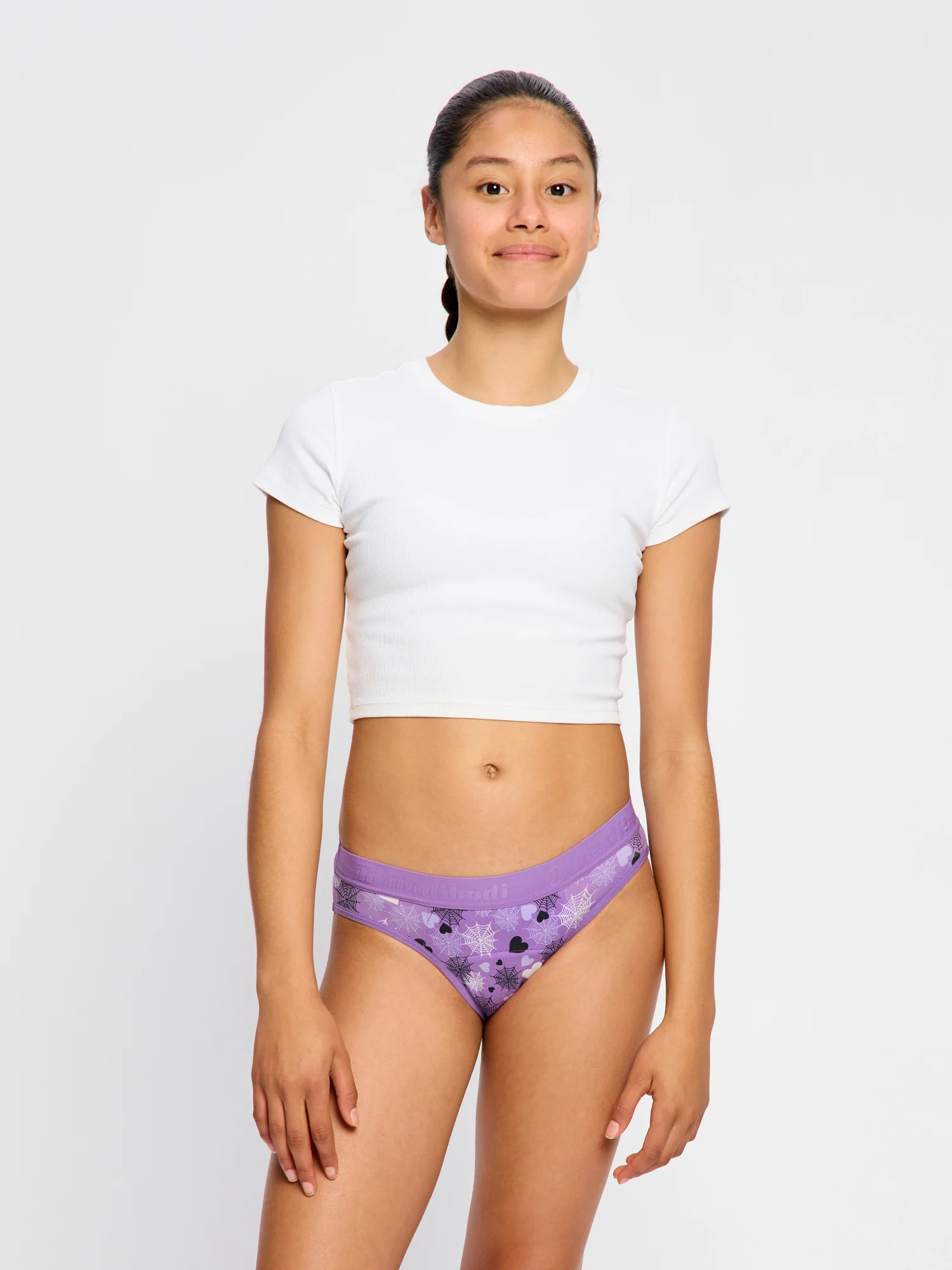 Teen Hipster Bikini Super Wicked Web Purple - Image 2
