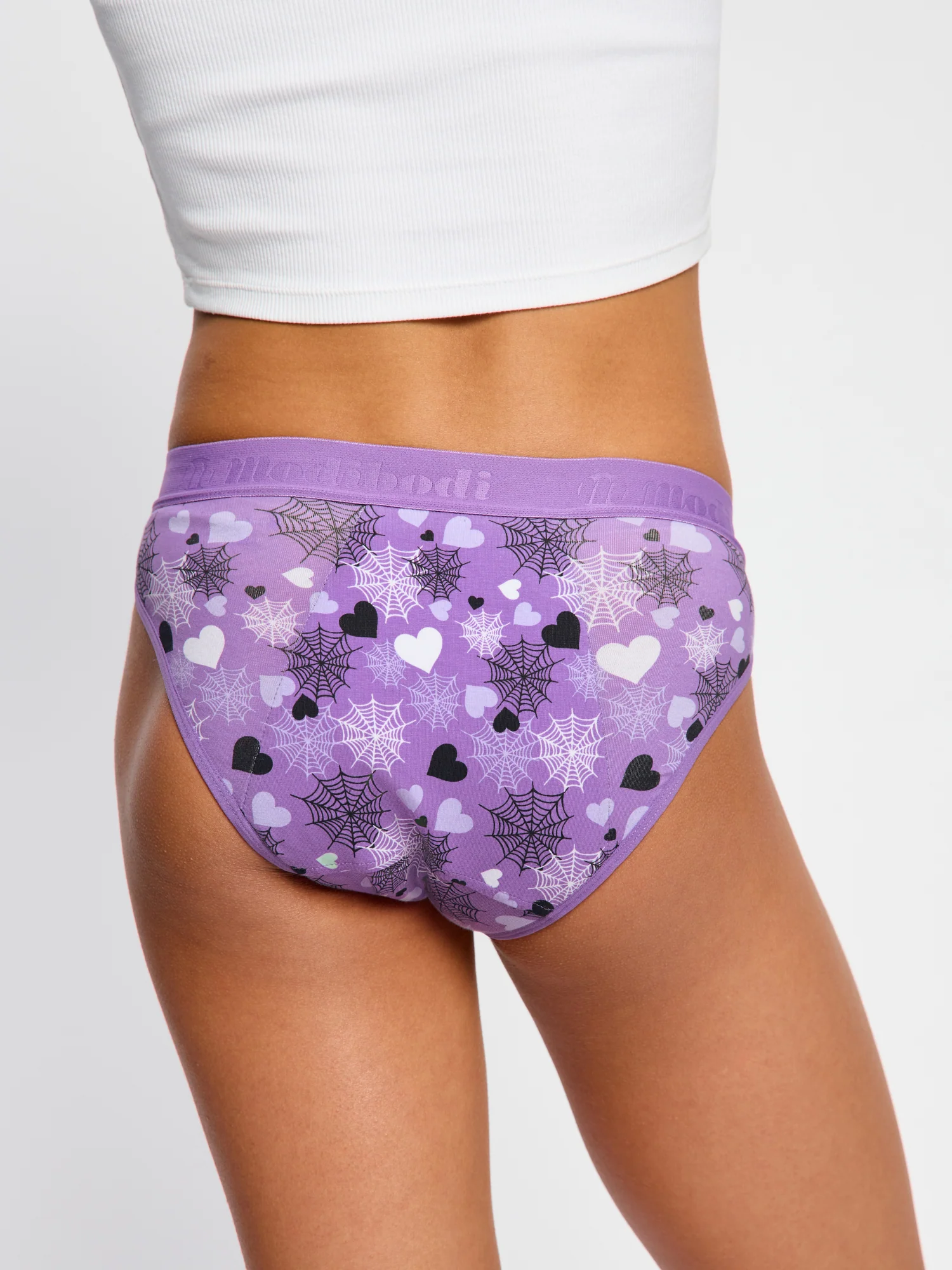 Teen Hipster Bikini Super Wicked Web Purple - Image 5