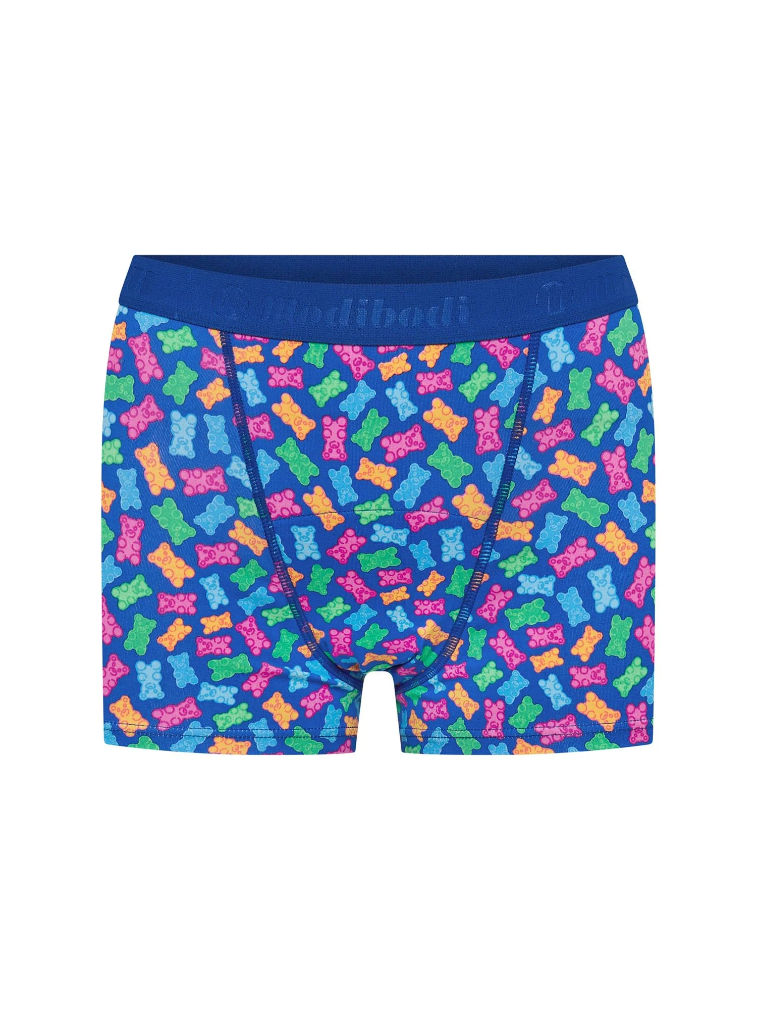 Teen Hipster Boyshort Moderate Candy Bear Blue - Image 4
