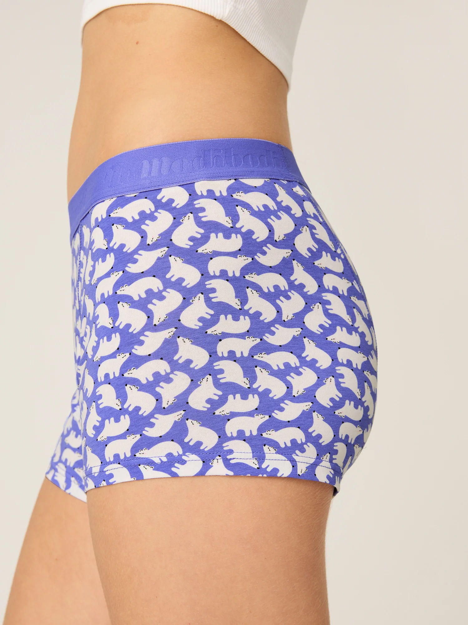 Teen Hipster Boyshort Moderate Polar Bear Blue - Image 6